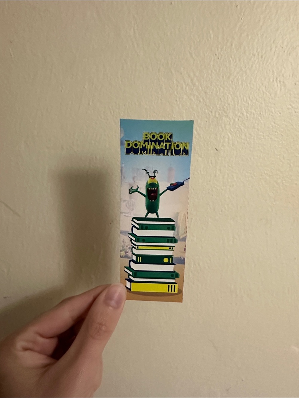 Book Domination plankton Bookmark -